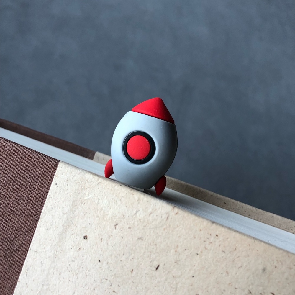 Rocket Ship Bookmark ~ Brand New!